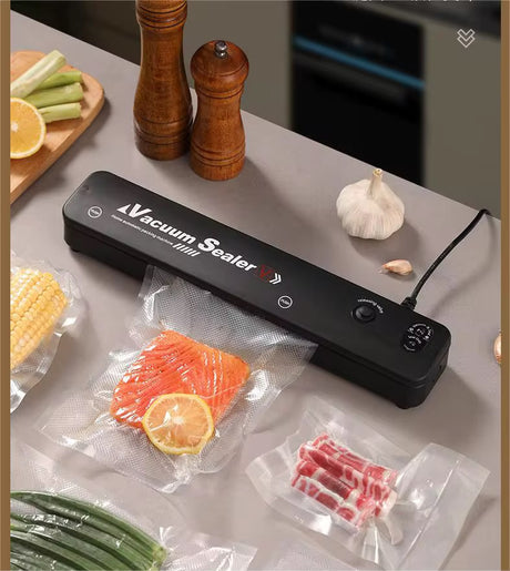 Food Vacuum Sealer Machine – Powerful Suction | Waterproof | 95–250V Wide Voltage