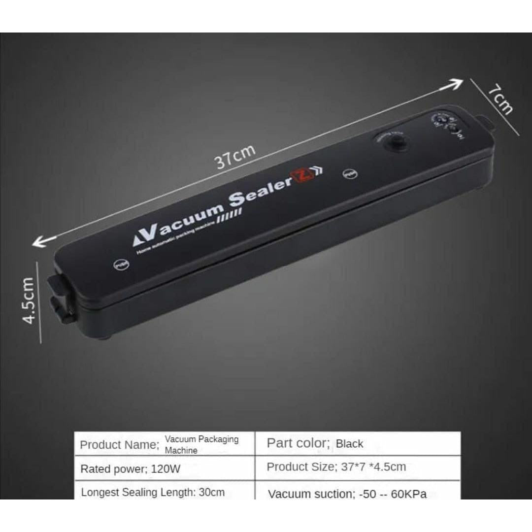 Food Vacuum Sealer Machine – Powerful Suction | Waterproof | 95–250V Wide Voltage