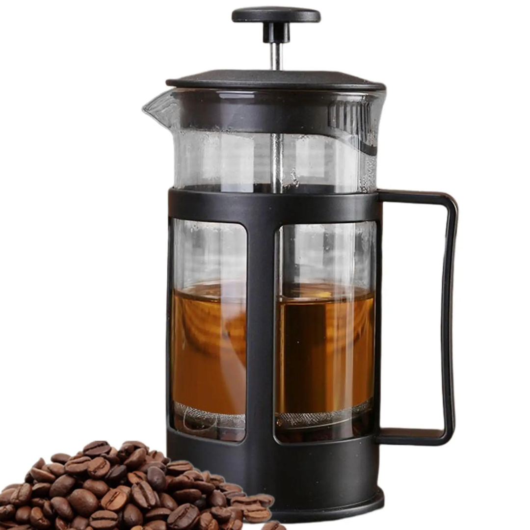 800ml Tea & Coffee Plunger – Heat-Resistant Borosilicate Glass Brewer