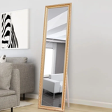 Full Length Floor Standing Mirror with Decorative Frame