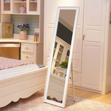 Full Length Floor Standing Mirror with Decorative Frame
