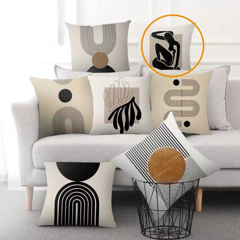 100% Cotton Pillow Cover – 45x45cm Decorative Cushion Case