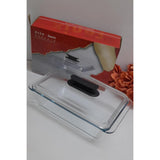 Glass Casserole Baking and Storage Tin with Lid
