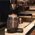 glass storage canisters with bamboo spoon and airtight lid Food containers Food Storage Containers