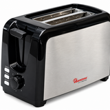 2 Slice Pop-Up Toaster 826W – Silver and Black