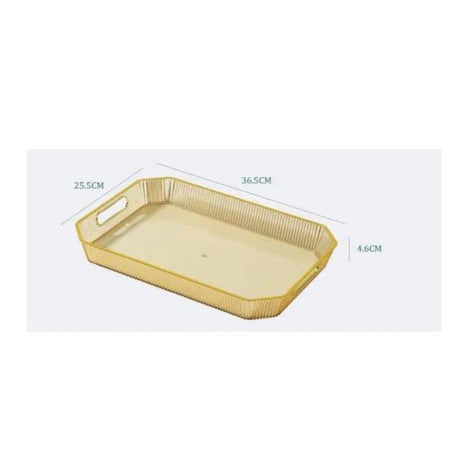 Gold Vanity Tray Ideal For Vanity Tables, Dressers, Or As A Decorative Centerpiece