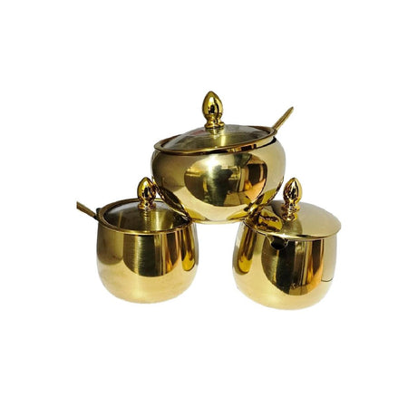Golden Stainless Steel Sugar Dish