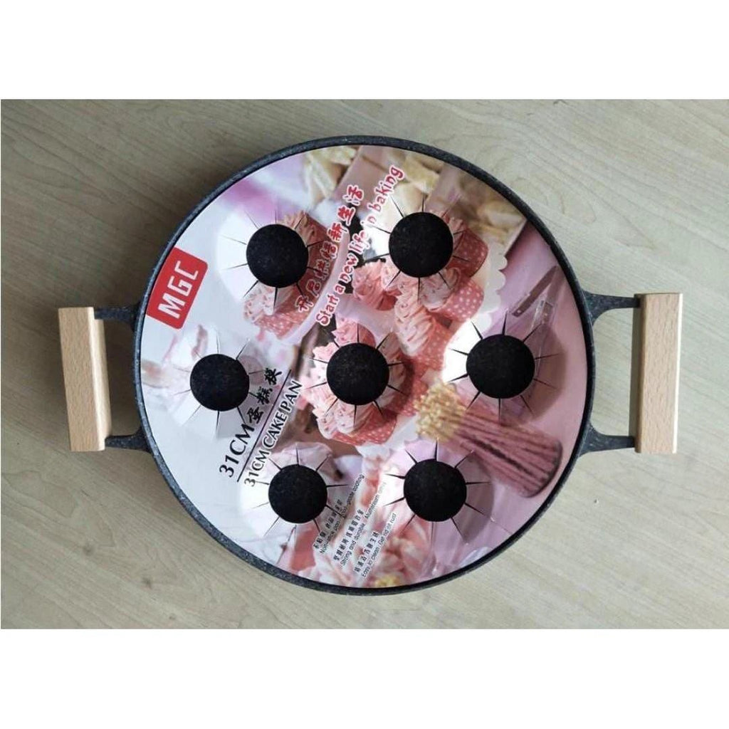 Granite Coated Cake Baking Mold Premium Non-Stick Round Pan Size: 31cm Diameter Cake Pans & Molds