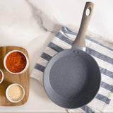 Granite Fry Pans | Jio Heavy Duty | 28cm NonStick Pan for Everyday Cooking