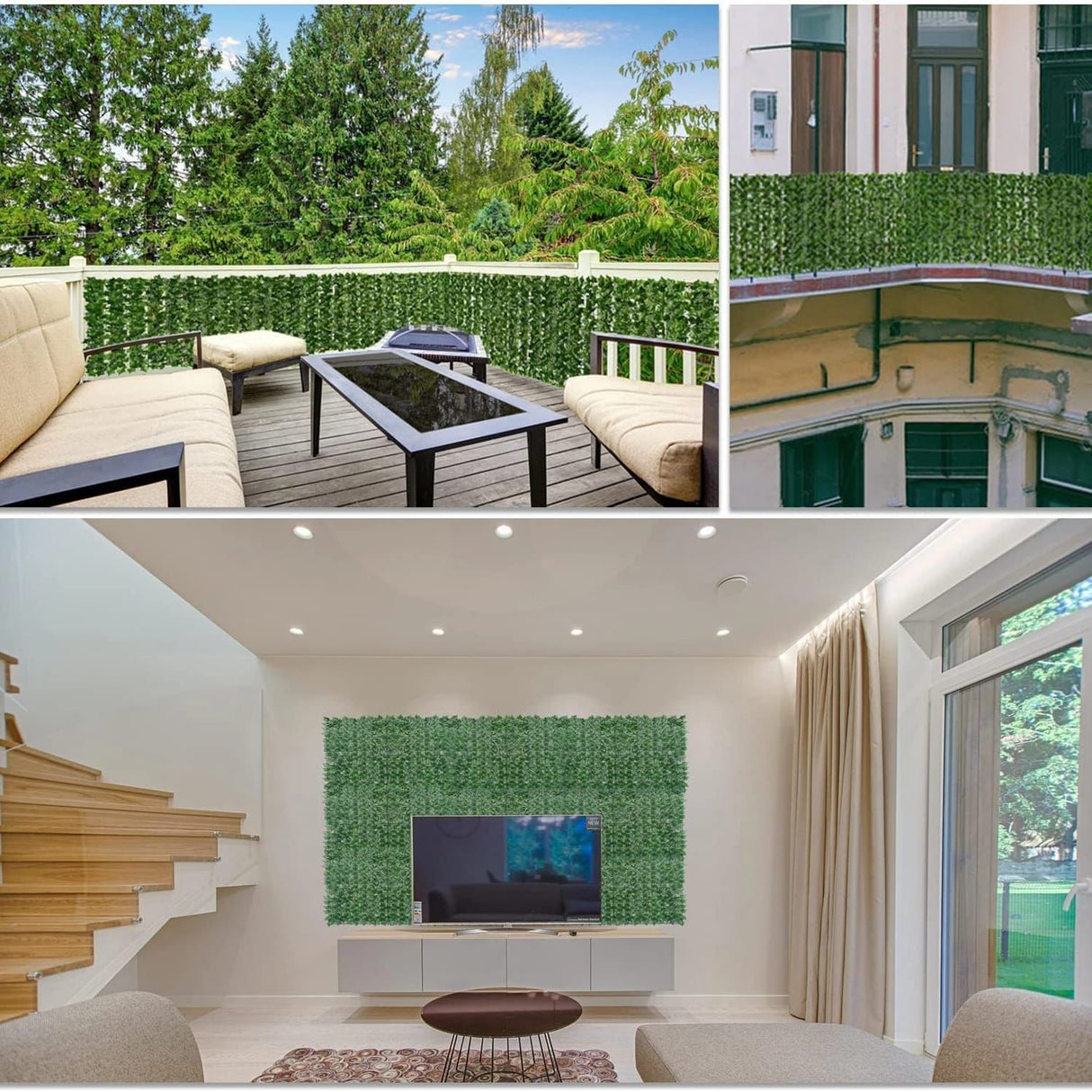 Green Balcony Privacy Fence