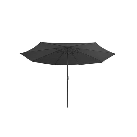 Grey Outdoor Umbrella with Base.