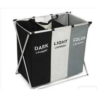 Grid Foldable Color Laundry Basket Spacious and Durable for Home Organization Laundry Supplies Laundry Baskets