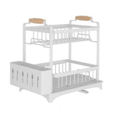 High Quality Classy Dish Rack Rust Proof Kitchen Organizer Compact Cutlery & Dish Drainer- Furaha Finds Kenya