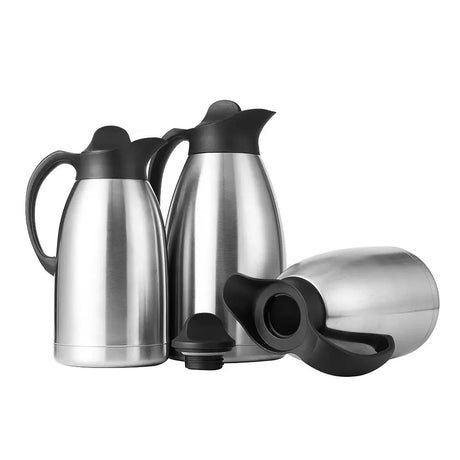 Stainless Steel Insulated Vacuum Flask | 3 Litre Capacity for Hot & Cold Beverages | Silver