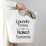 Furaha Finds Large Capacity Folding Laundry Basket with Handles 