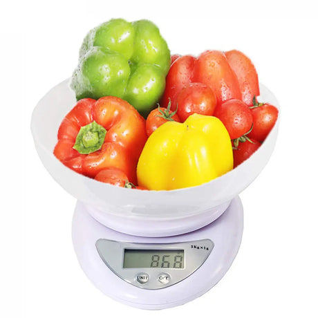 Electronic Kitchen Scale Digital Display, Compact Design, Tare Function Perfect For Baking, Cooking, & Portion Control.- Furaha Finds Kenya
