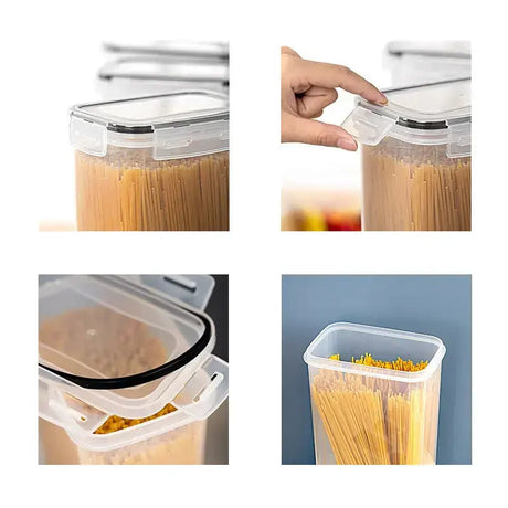 42pcs BPA Free Airtight Plastic Container Set Stackable Pantry Organization with Labels & Pen Kitchen Storage Solution- Furaha Finds Kenya