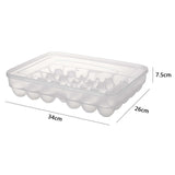 34 Egg Storage Container with Lid |Refrigerator Organizer|34cmx26cmx7.5cm- Furaha Finds Kenya