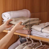 Furaha Finds Acrylic Drawer Dividers Clear acrylic wardrobe partition shelf dividers for organized storage in closets, drawers,kitchens,and offices.