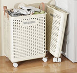 Furaha Finds Foldable Multipurpose Hamper Basket with Wheels 