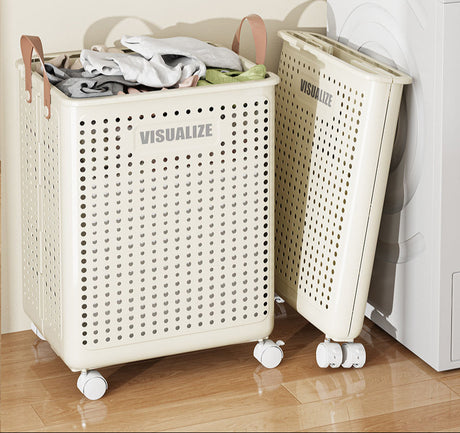 Furaha Finds Foldable Multipurpose Hamper Basket with Wheels 