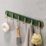 Furaha Finds Wall-Mounted Hanging Rack with 6 Hooks
