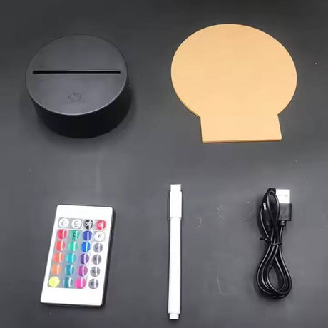 3D Creative Visualization Lamp- Furaha Finds Kenya