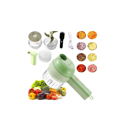 Dual Purpose Electric Food Chopper | 2in1 Garlic Masher, Frother & Egg Beater, 350ml with USB Charging- Furaha Finds Kenya