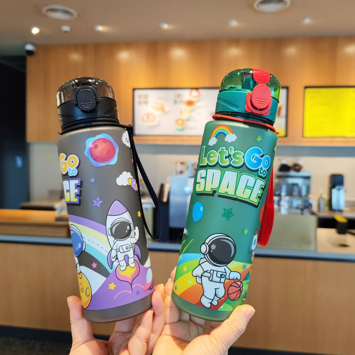 Furaha Finds 700ml Kids Space Water Bottle 