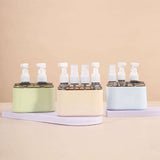 4in1 50ml Travel Bottle Set for Shampoo, Shower Gel, Hand Wash, Lotion Travel Kit with 32 Labels & Funnel- Furaha Finds Kenya