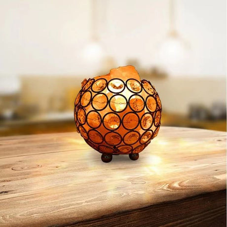Himalayan Salt Lamp | Natural Air Purifier and Mood Booster | Ideal for living rooms, bedrooms, offices, and wellness space | USB Plug Meditation Home Bedroom Decoration- Furaha Finds Kenya