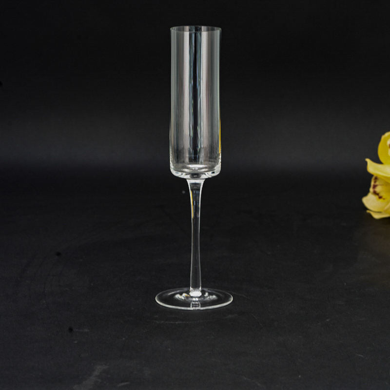 Polycarbonate Champagne Flute Glasses | Set of 6 Clear Acrylic Toasting Glasses | 150ml Capacity- Furaha Finds Kenya