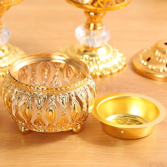 Gold Incense Burner- Furaha Finds Kenya