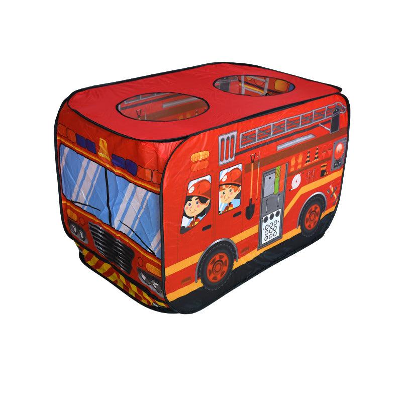 Pop Up Play Tent for Kids School Bus Playhouse Toy Tent for Toddlers Indoor & Outdoor Foldable Kids Game House