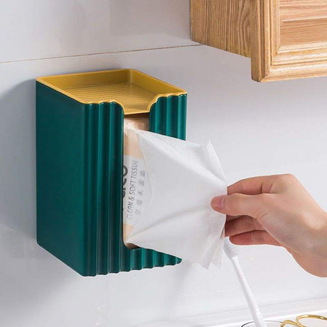 Self Adhesive Serviette Holders Toilet Tissue Box | Fits Standard Serviettes | Available in White, Nordic Blue, and Nordic Green- Furaha Finds Kenya