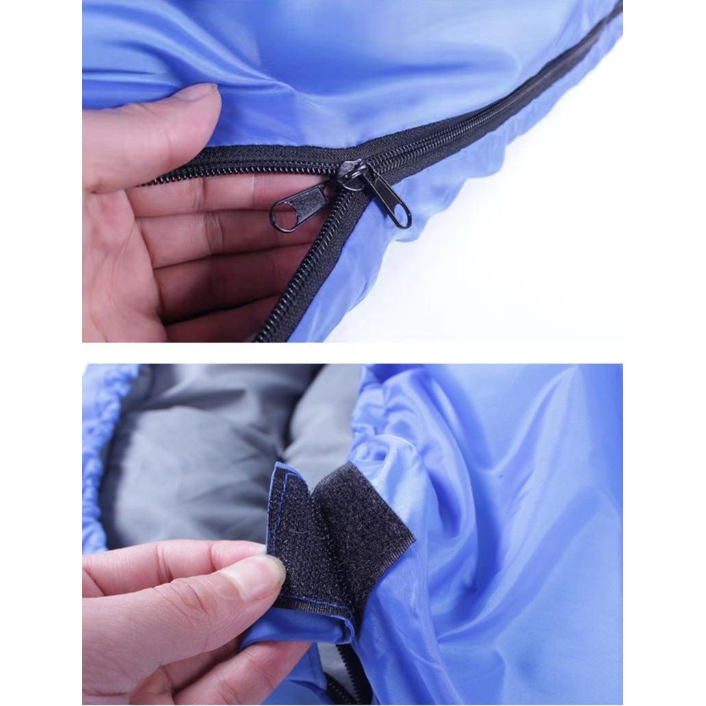 High Quality Portable Foldable Cotton Camping Sleeping Mat Bag | 20~10 Degree Envelope Style | Waterproof, Thick Outdoor Camping Mats Sports, Camping, Hiking | Available in Green, Red, Blue | 210cm x 75cm