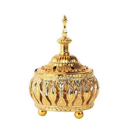 Gold Incense Burner- Furaha Finds Kenya