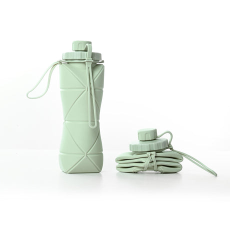 600ml Folding Silicone Water Bottle- Furaha Finds Kenya
