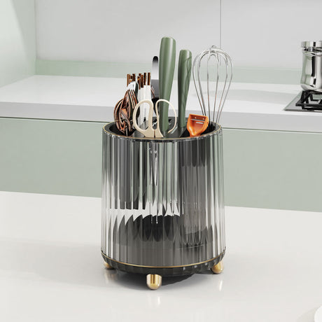 Luxury MultiFunctional Rotary Knife Rest Elegant Drainage storage Rack- Furaha Finds Kenya