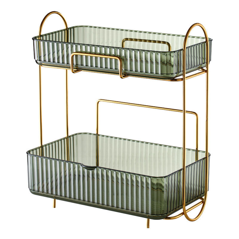 Furaha Finds Acrylic Double-Layer Cosmetic Organizer