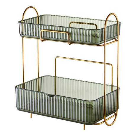 Furaha Finds Acrylic Double-Layer Cosmetic Organizer