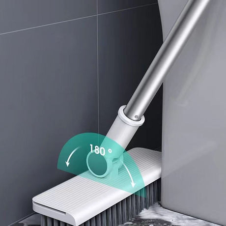 Furaha Finds 3in1 Broom and Dustpan Set 360° rotating magic broom with long handle, self cleaning comb teeth, and foldable dustpan for efficient home and office cleaning.