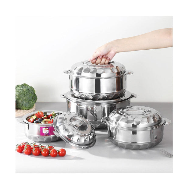 6 Piece Tall Boy Premium Stainless Steel Hotpots Set (1500ml, 2500ml, 3500ml, 5000ml, 7500ml, 10000ml)- Furaha Finds Kenya