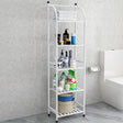 Furaha Finds Multifunctional 5-Layered Metal & Plastic Storage Rack 