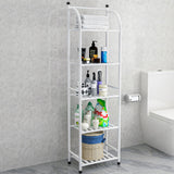 Furaha Finds Multifunctional 5-Layered Metal & Plastic Storage Rack 