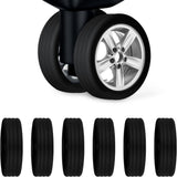 Silicone Luggage Wheel Covers 8pcs Set Anti Scratch Suitcase Wheel Protectors- Furaha Finds Kenya