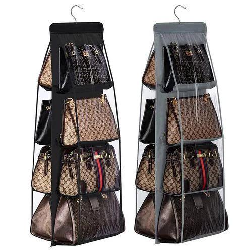 Handbag Organizer – Multi-Pocket Purse Insert for Neat &amp; Easy Storage Closet Organizers Household Drawer Organizer Inserts