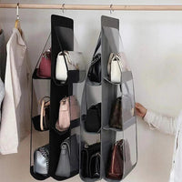 Handbag Organizer – Multi-Pocket Purse Insert for Neat &amp; Easy Storage Closet Organizers Household Drawer Organizer Inserts