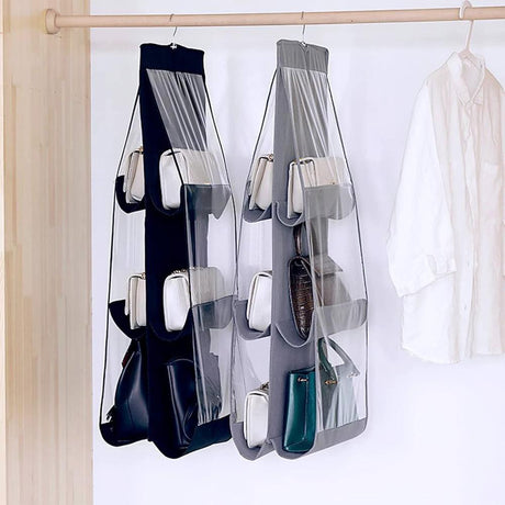 Handbag Organizer – Multi-Pocket Purse Insert for Neat &amp; Easy Storage Closet Organizers Household Drawer Organizer Inserts