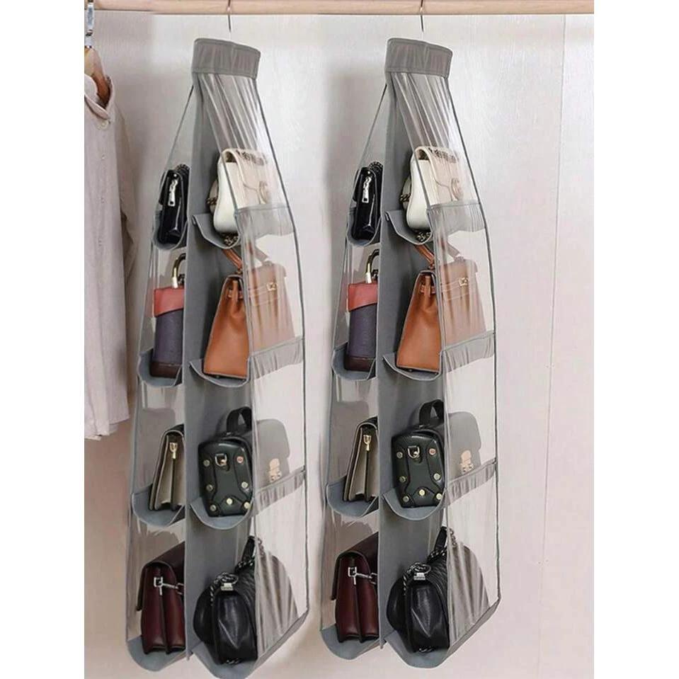 Handbag Organizer – Multi-Pocket Purse Insert for Neat &amp; Easy Storage Closet Organizers Household Drawer Organizer Inserts